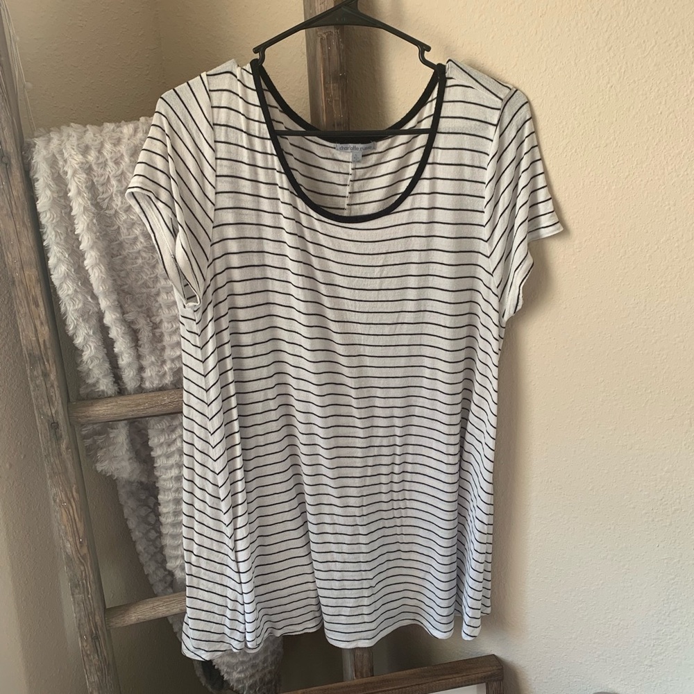 Striped t-shirt dress